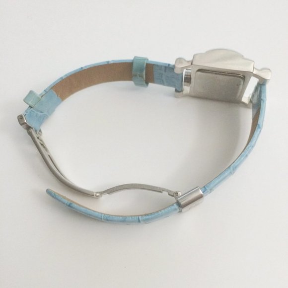 Vintage Paolo Gucci Blue Rhinestone Womens Watch - Picture 2 of 3